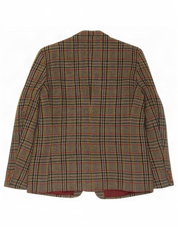Al Duca D'Aosta Chaqueta tipo blazer con 2 botones para hombre IT 54 2XL Cuadros multicolores