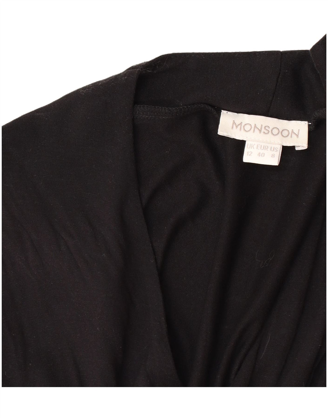 Monsoon Vestido largo sin mangas para mujer, talla 44, talla M, color negro