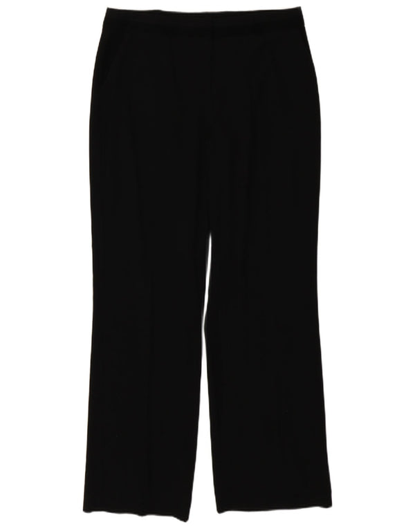Marks & Spencer Pantalones de traje rectos para mujer UK 44 Large W32 L30 Negro