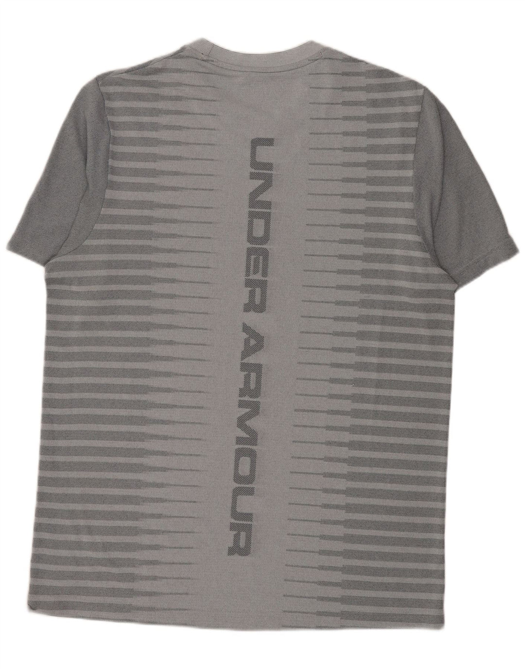 Under Armour Camiseta gráfica para hombre Top grande gris a rayas