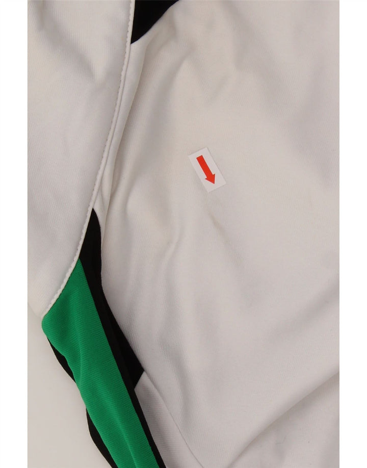 ERREA Mens Tracksuit Top Jacket Small Off White Colourblock Polyester Vintage Errea and Second-Hand Errea from Messina Hembry 