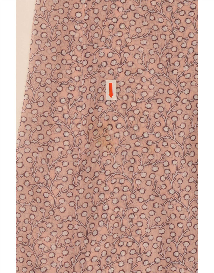 Falda larga para mujer de French Connection UK 40 Mediana W30 Poliéster floral rosa