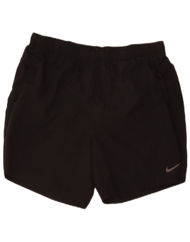 Nike Dri Fit - Pantalones cortos deportivos para hombre, talla XL, color negro