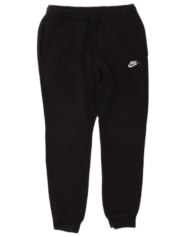 NIKE Hombre Pantalones de Chándal Joggers Small Negro Algodón