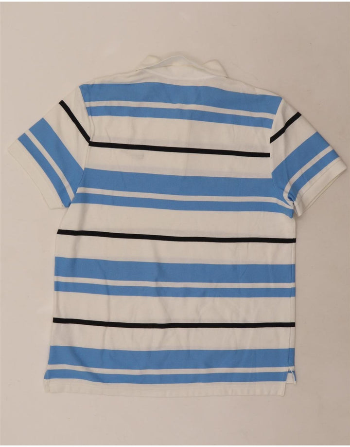 Polo Nike Hombre Grande De Algodón A Rayas Blancas