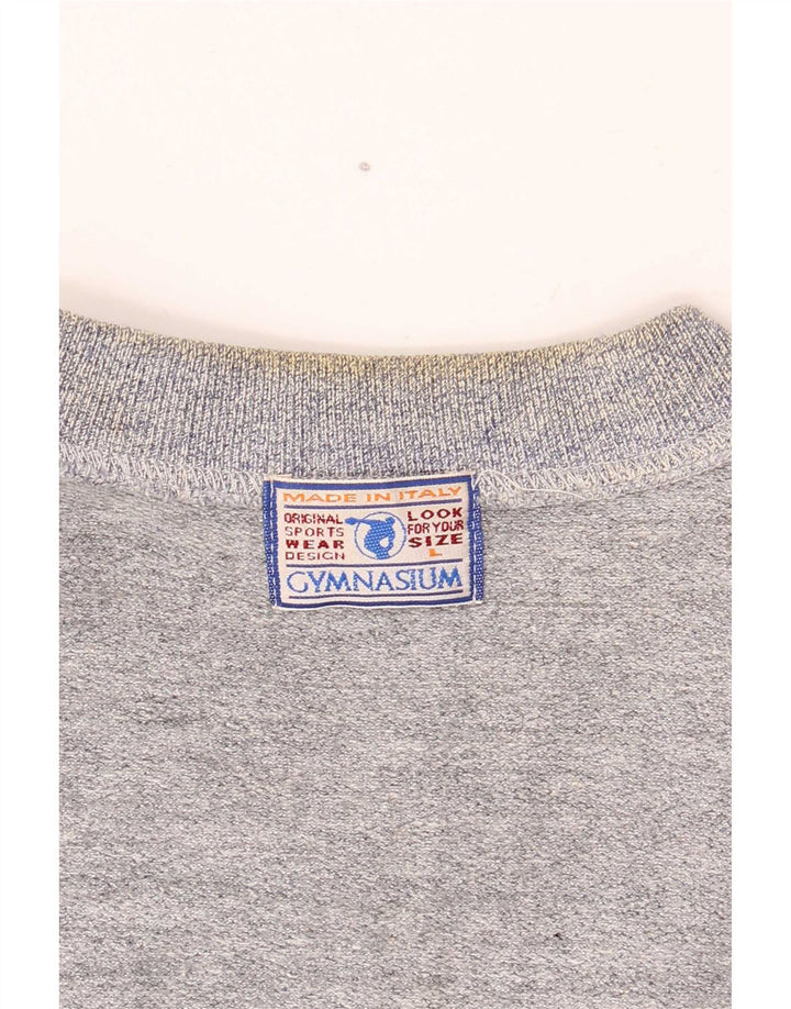Gymnasium Hombre Sudadera Con Estampado Gráfico Jumper Large Azul Colorblock
