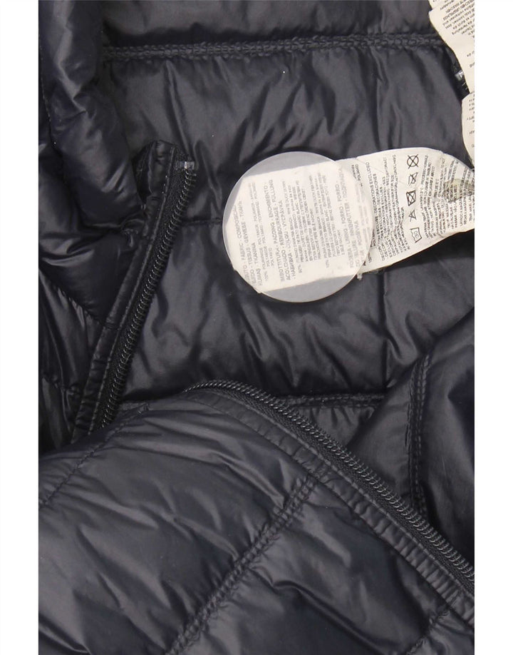 Armani Chaqueta acolchada gráfica para hombre UK 44 2XL Nylon azul marino