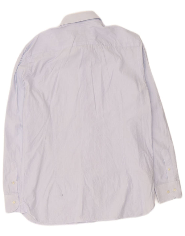 Camisa Hombre Massimo Dutti Talla 44 17 XL Algodón Rayas Azules