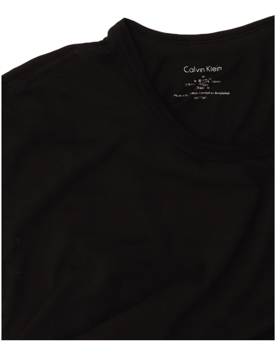 CALVIN KLEIN Camiseta para hombre Top Medium Black