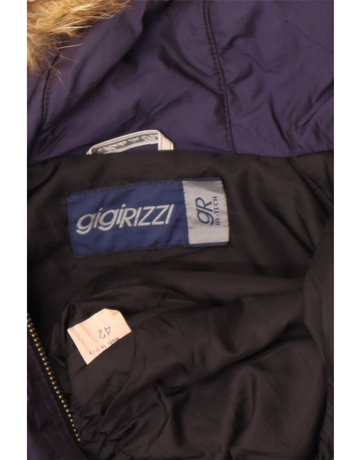 Gigi Rizzi Chaqueta cortavientos para mujer IT 42 Medium Azul marino Colorblock