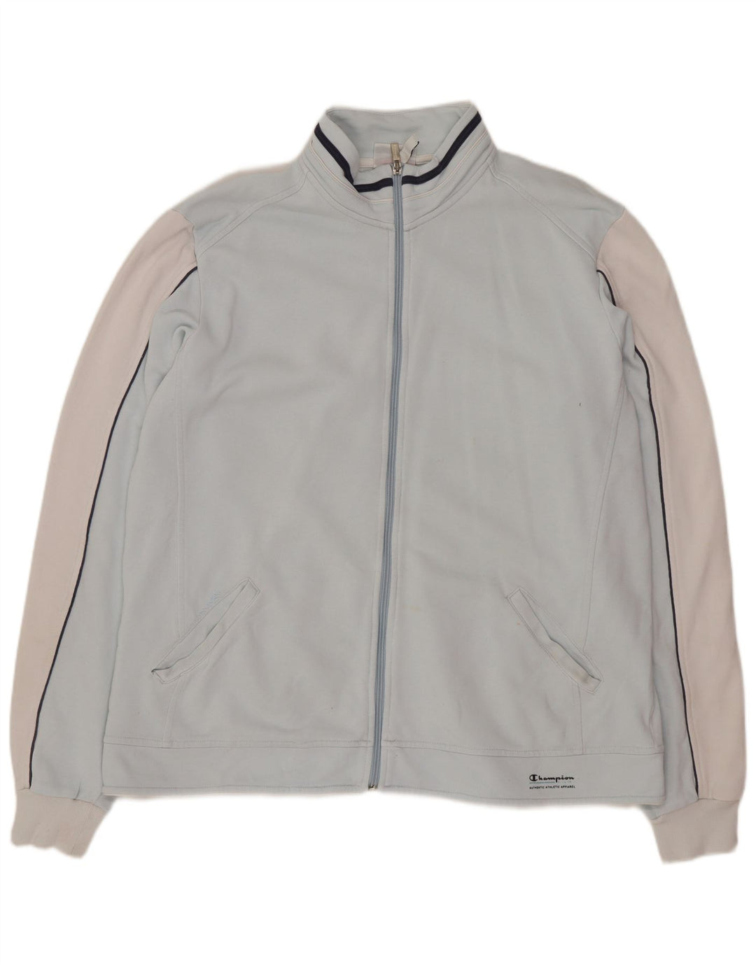 Champion Chaqueta de chándal para mujer UK 20 2XL Azul Colorblock