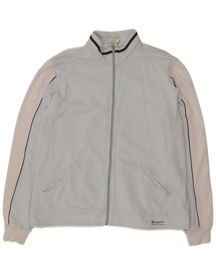 Champion Chaqueta de chándal para mujer UK 20 2XL Azul Colorblock