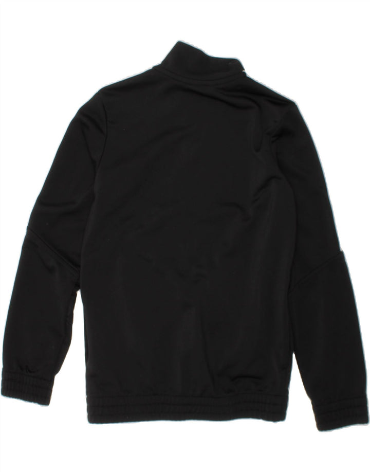 ADIDAS Boys Tracksuit Top Jacket 7-8 Years Black Polyester Vintage Adidas and Second-Hand Adidas from Messina Hembry 