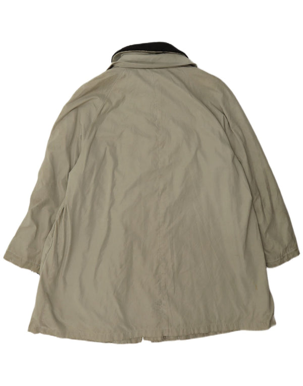 Abrigo Allegri para mujer UK 44 Grande Caqui Colorblock
