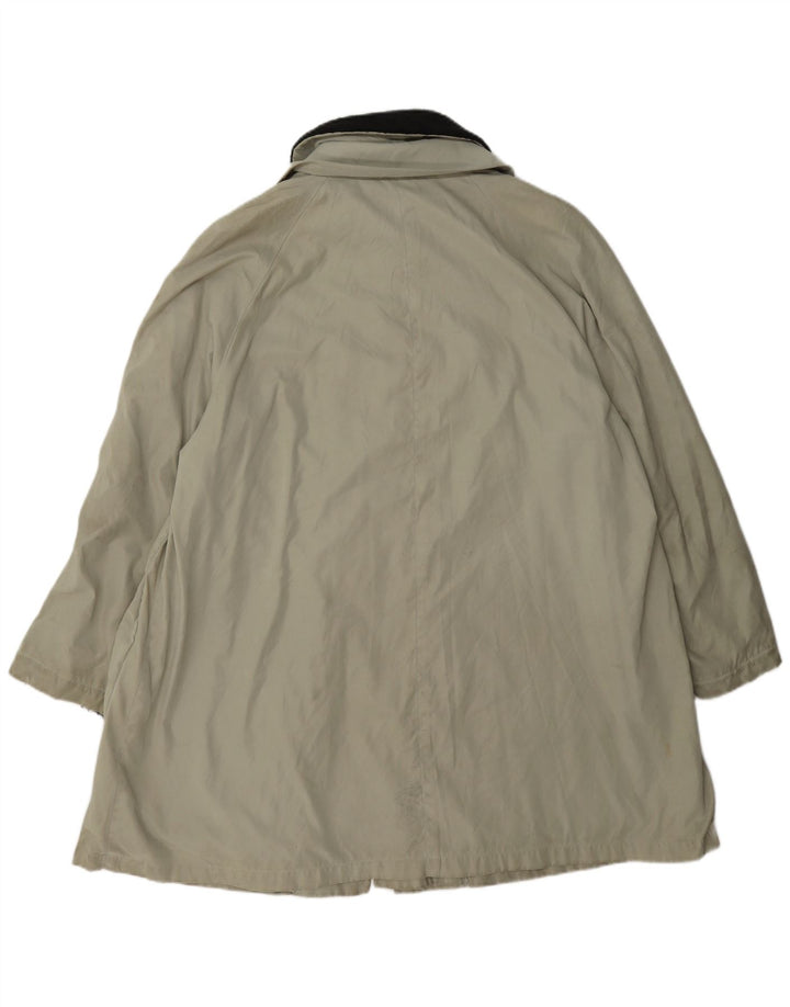 Abrigo Allegri para mujer UK 44 Grande Caqui Colorblock