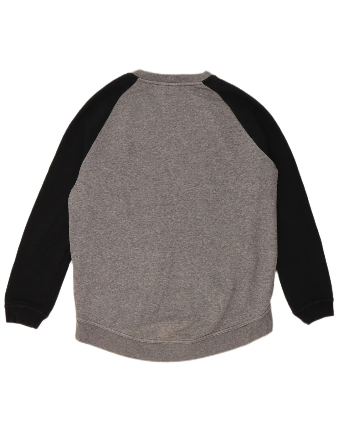 Nike Sudadera con gráfico y diseño tipo jersey de algodón color block en gris pequeño para hombre