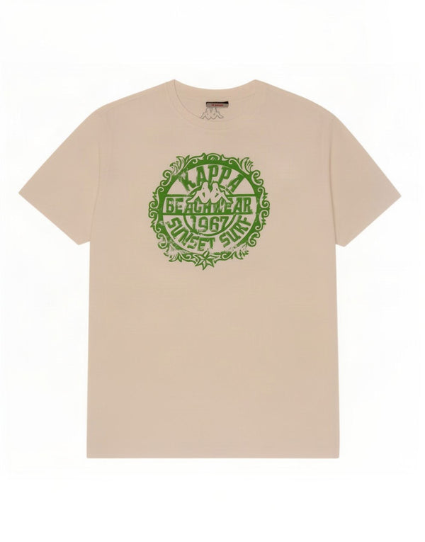Kappa Hombre Camiseta Gráfica Top XL Blanco