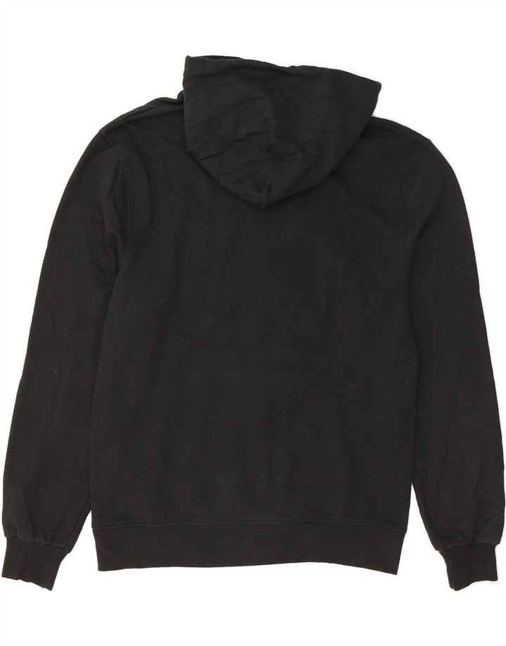CHAMPION Mens Graphic Hoodie Jumper Medium Black Cotton Vintage Champion and Second-Hand Champion from Messina Hembry 