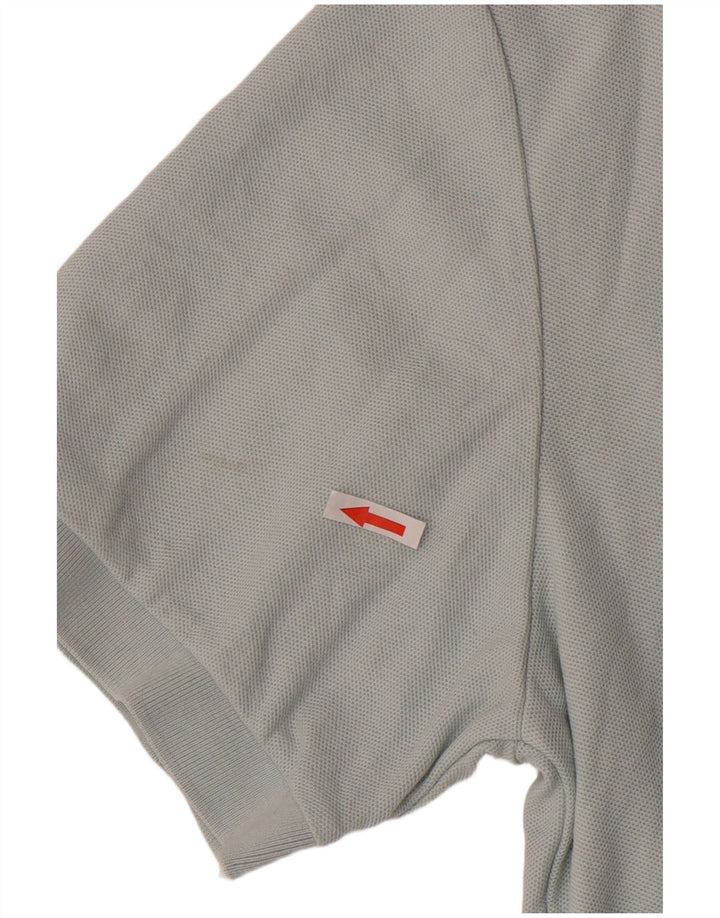 Fila Polo para hombre de algodón gris grande