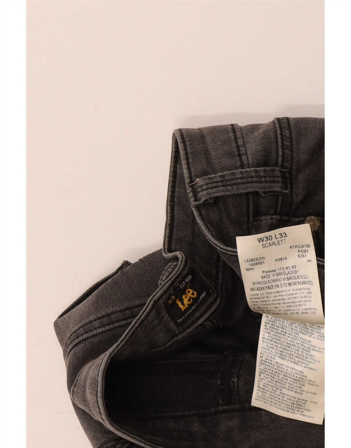 Vaqueros pitillo para mujer Lee W30 L33 Algodón gris