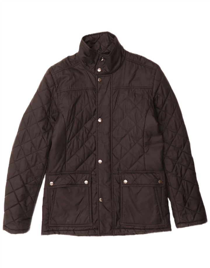 Chaqueta acolchada Reiss para hombre UK 38 Medium Black Nylon