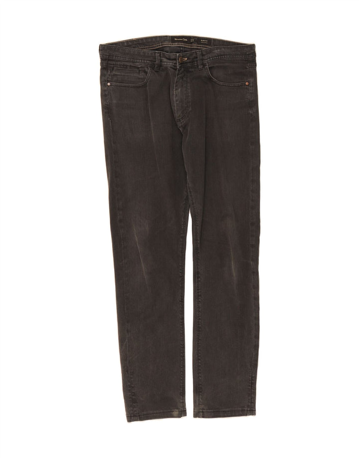 MASSIMO DUTTI Womens Slim Jeans EU 42 Large W32 L30 Grey Vintage Massimo Dutti and Second-Hand Massimo Dutti from Messina Hembry 