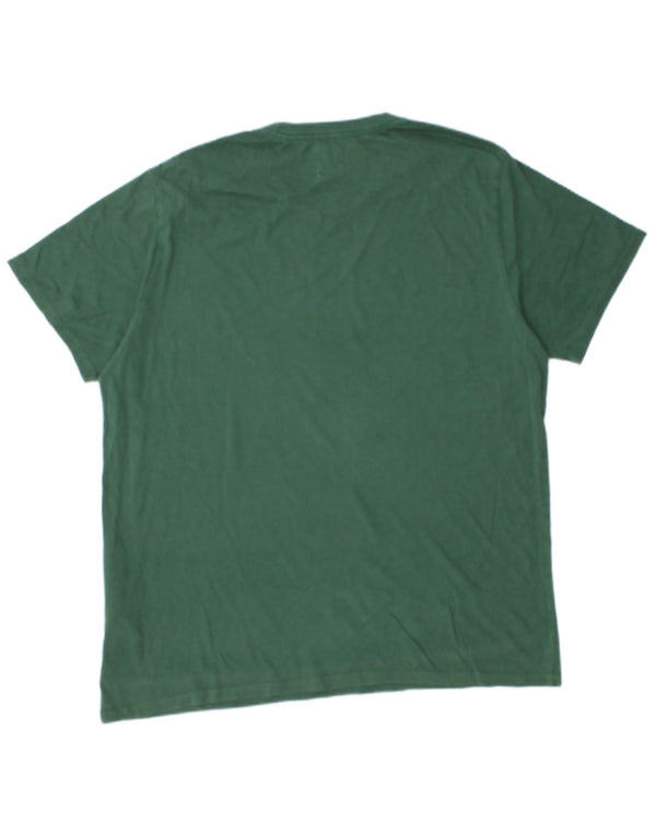 Levi's Camiseta estándar para hombre Top grande de algodón verde