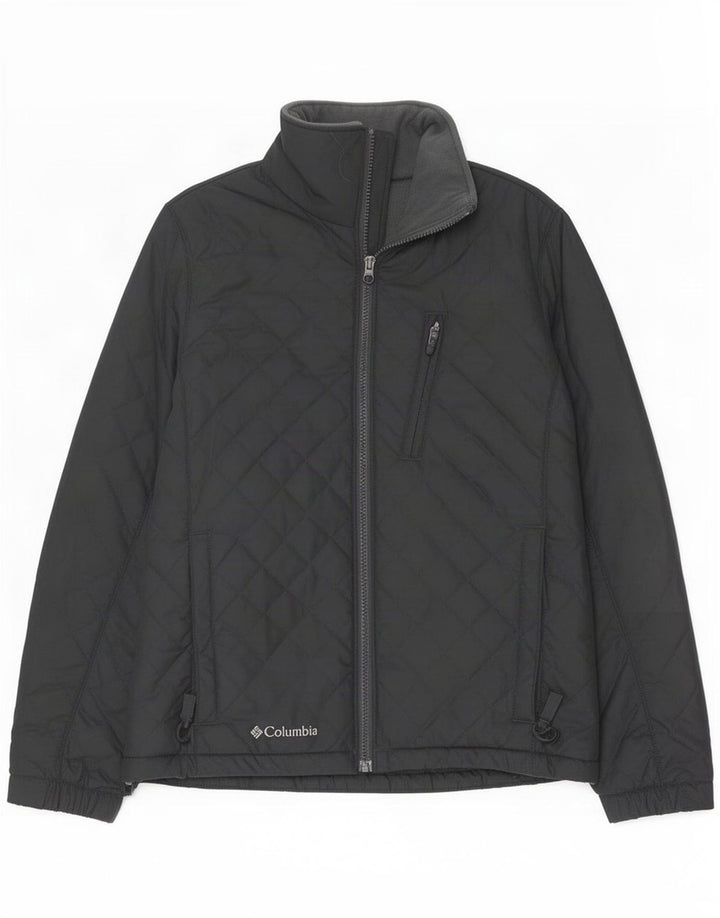 Columbia Chaqueta acolchada para mujer UK 10 Small Gris Poliéster