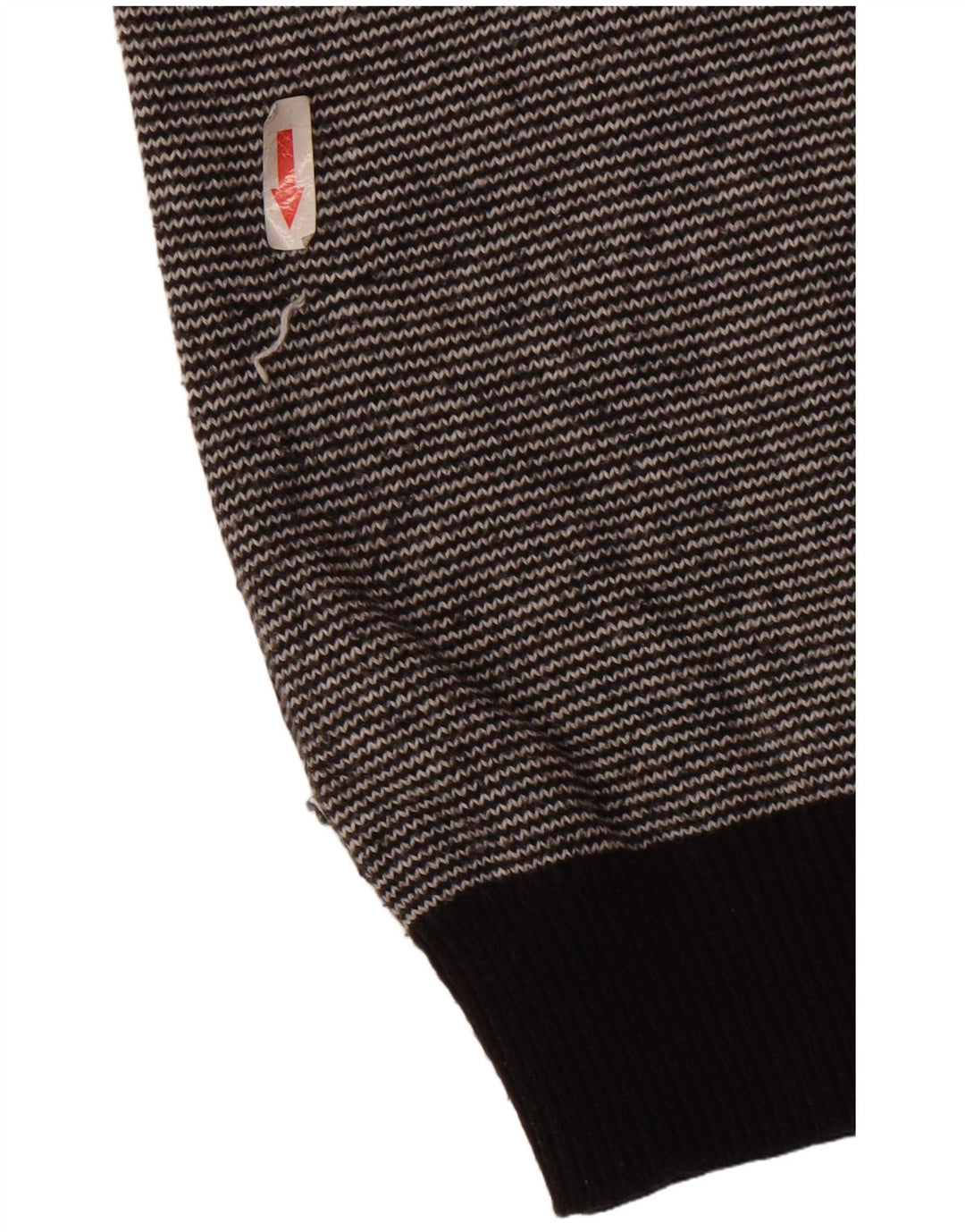 Guess Jersey De Cuello Redondo Para Hombre Jersey De Algodón A Rayas Negro Mediano