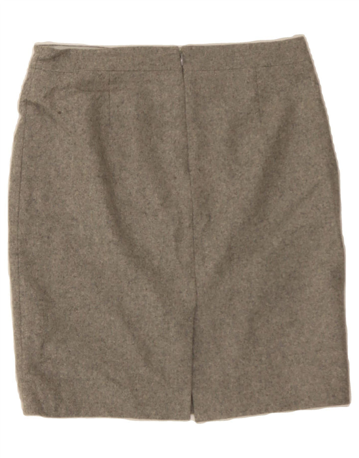 J. CREW Womens Pencil Skirt US 8 Medium W32 Grey Wool Vintage J. Crew and Second-Hand J. Crew from Messina Hembry 