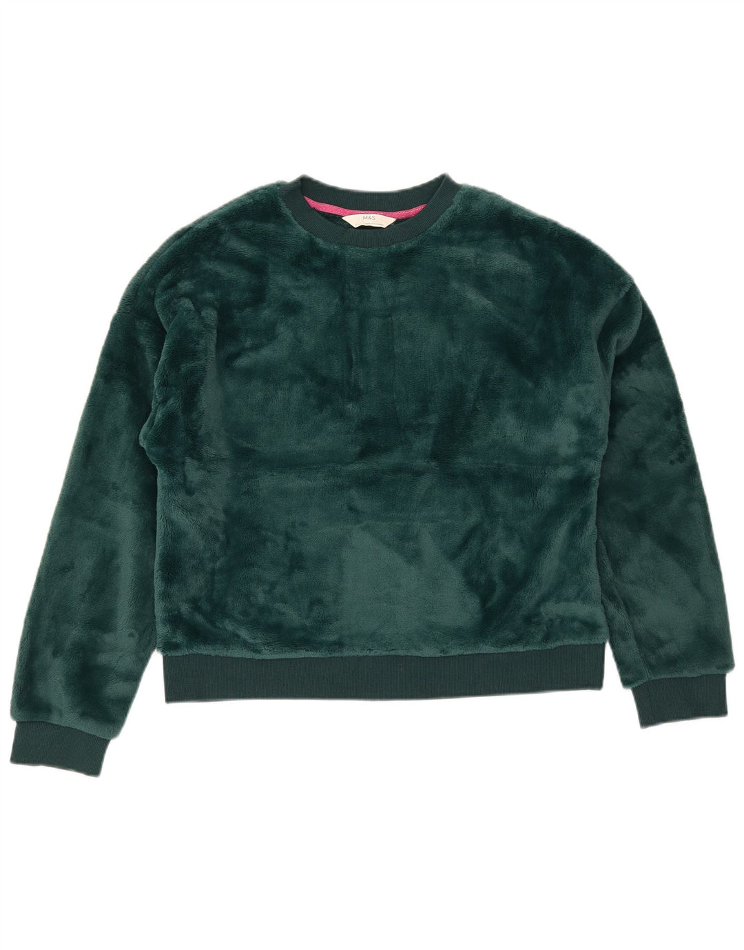 Marks & Spencer - Sudadera corta extragrande para mujer, talla S, color verde