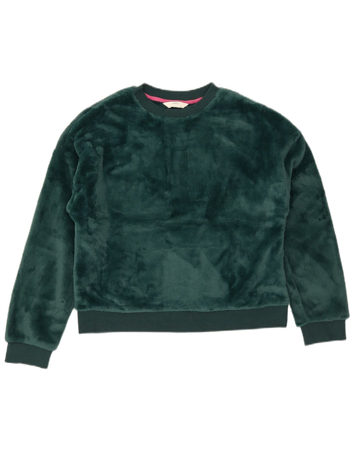 Marks & Spencer - Sudadera corta extragrande para mujer, talla S, color verde