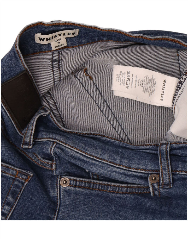 Vaqueros recortados para mujer Whistles W28 L24 Algodón azul