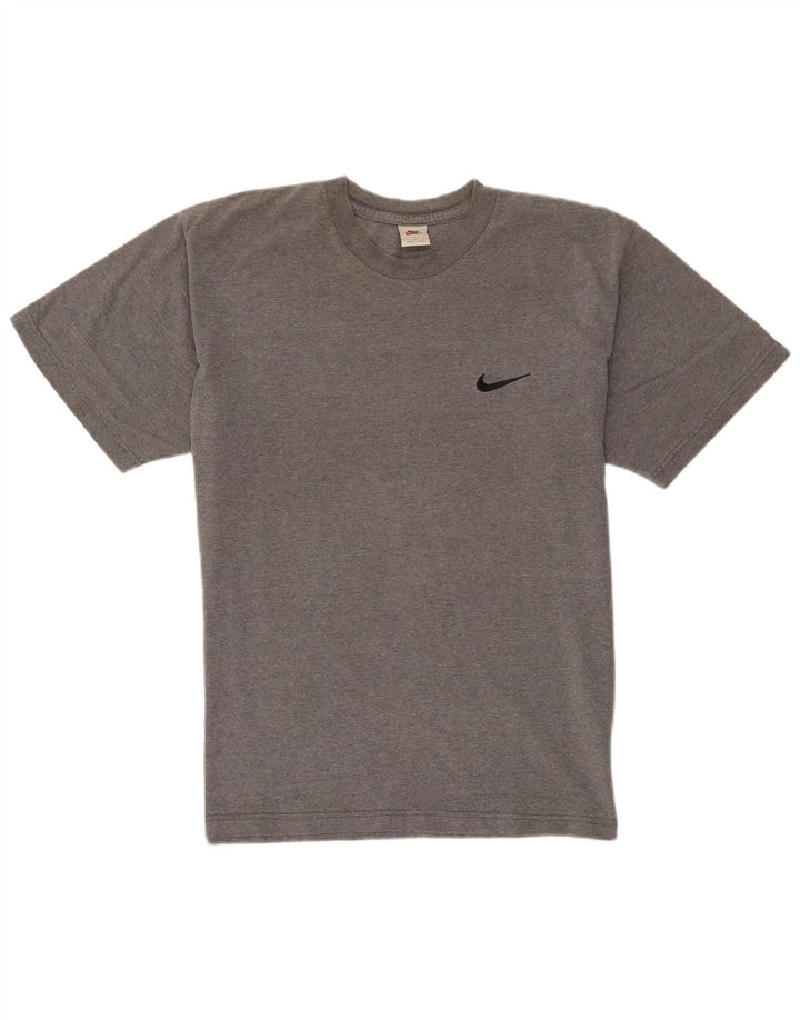 Camiseta Nike Hombre Top Gris Medio De Algodón Moteado