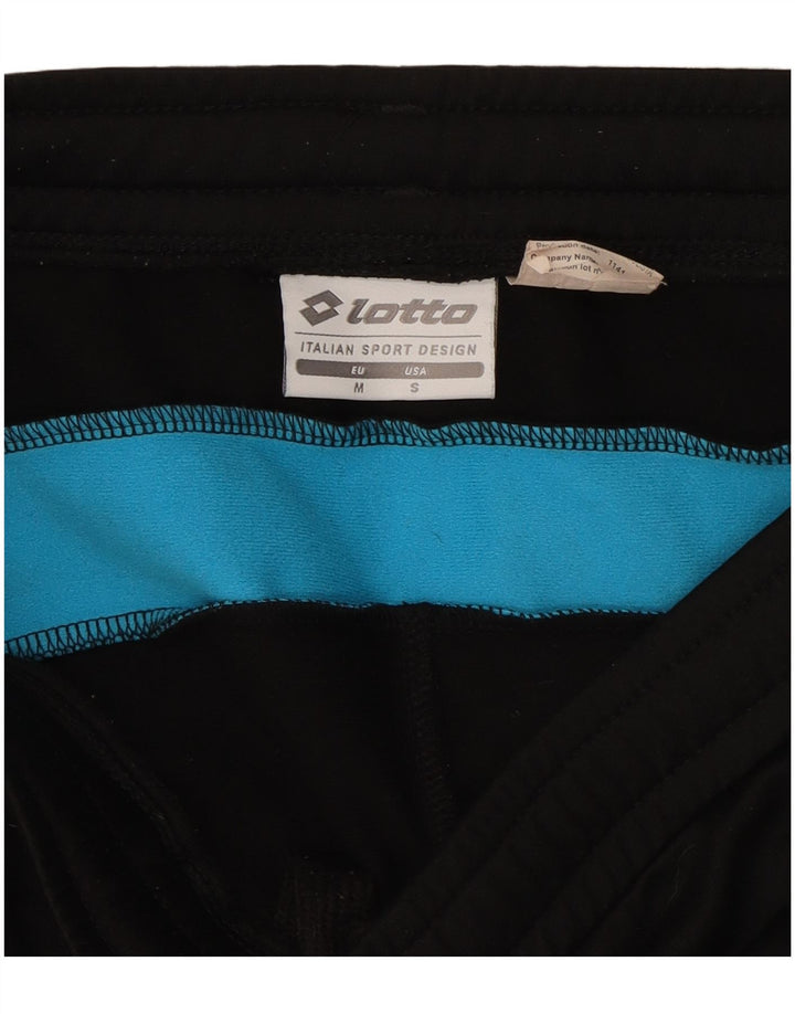 Lotto Hombre Bermudas Deportivas Shorts Medianos Negro Colorblock