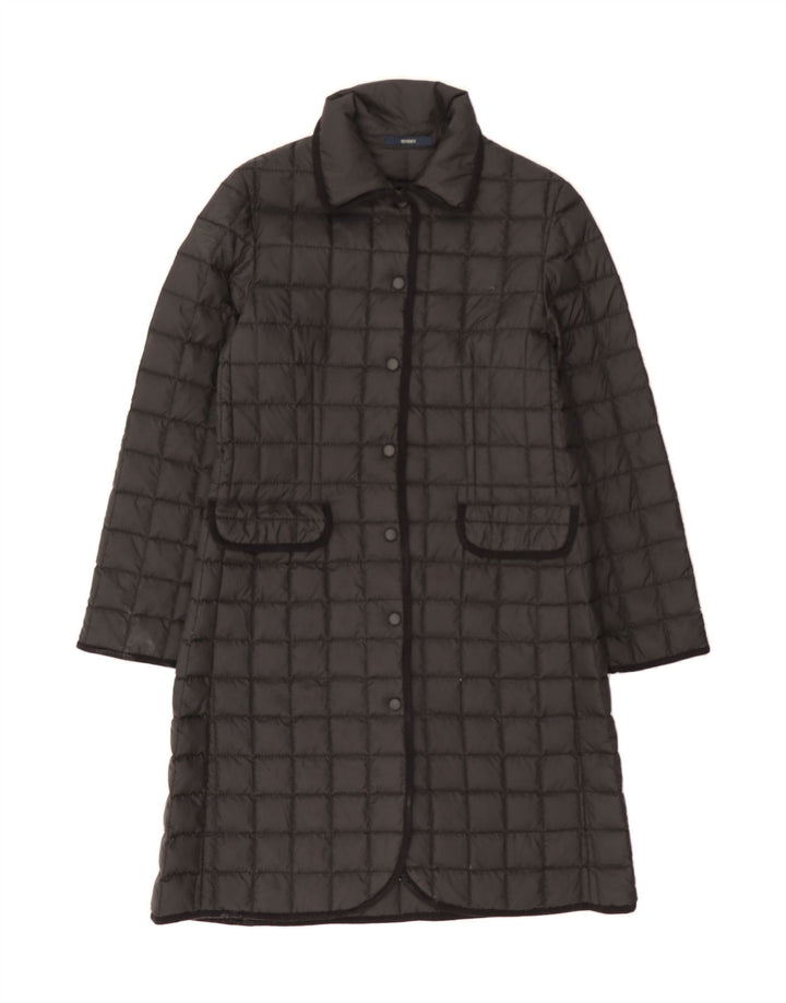 SEVENTY Womens Padded Coat UK 14 Medium Black Winter Vintage Seventy and Second-Hand Seventy from Messina Hembry 