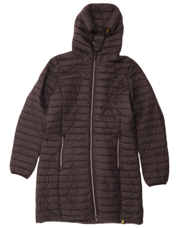 Abrigo acolchado con capucha para hombre Joules UK 44 Mediano Poliamida negra