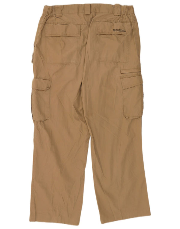 Pantalones cargo rectos para hombre de Mountain Warehouse W34 L26 Poliéster beige