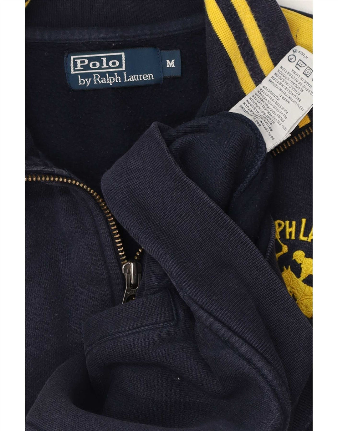 Polo Ralph Lauren Chaqueta superior de chándal para hombre Bloque de color azul marino mediano