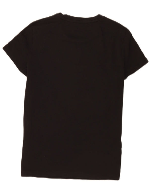 Adidas Camiseta Regular para Mujer Top UK 12/14 Medium Negro Algodón Deportes