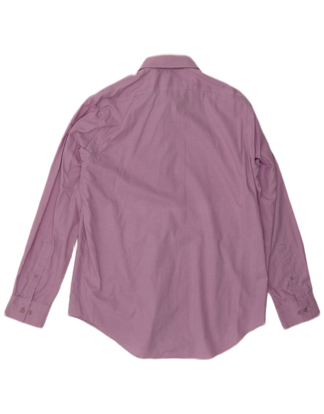 CALVIN KLEIN Camisa ajustada para hombre talla 16 1/2 grande pata de gallo morada