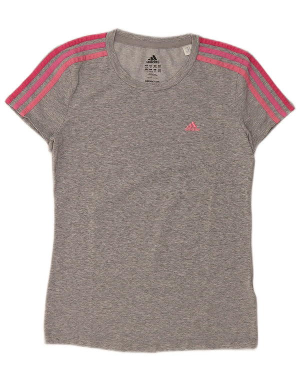 Adidas Mujer Climalite Camiseta Top UK 4/6 XS Gris