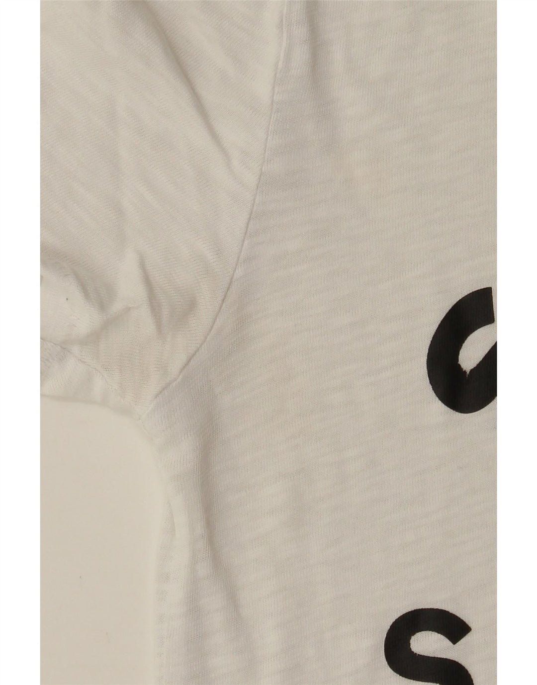 SUPERDRY Camiseta gráfica para hombre Top mediano de algodón blanco