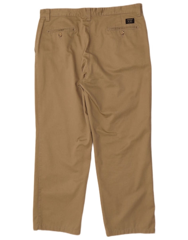 Pantalones chinos rectos Lee para hombre W40 L30 Marrón