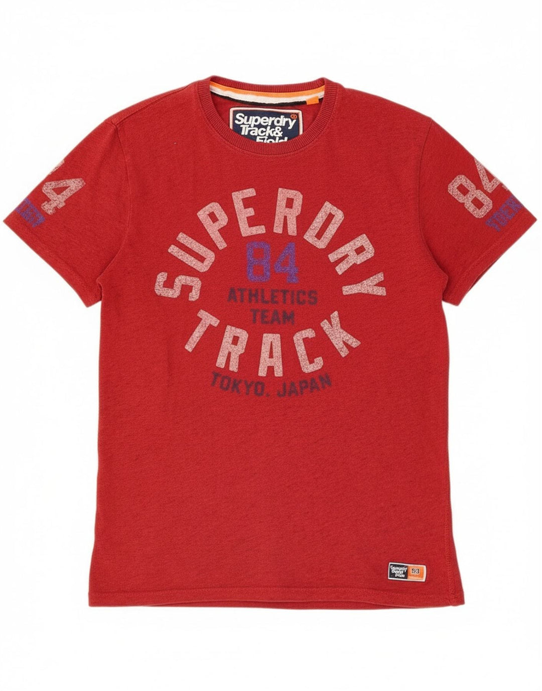 Superdry Camiseta Gráfica De Algodón Rojo Medio Para Hombre
