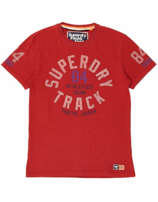 Superdry Camiseta Gráfica De Algodón Rojo Medio Para Hombre