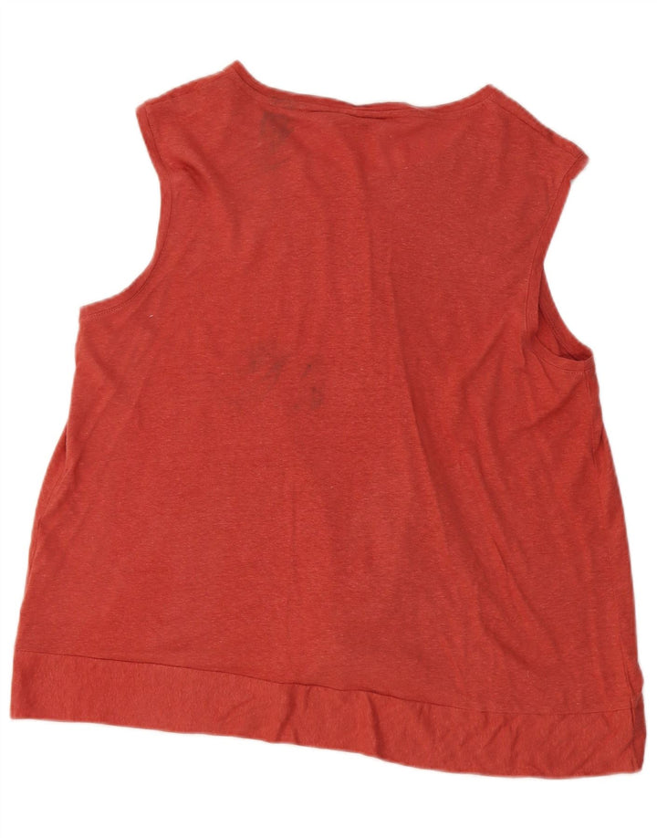 Marks & Spencer - Camiseta sin mangas para mujer, talla 40, talla grande, color granate