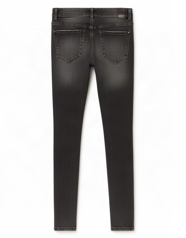 Zara Vaqueros pitillo desgastados Trafaluc para mujer EU 36 XS W26 L27 Gris