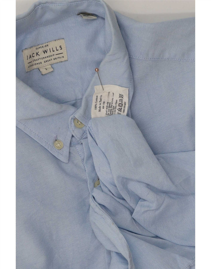 Camisa Jack Wills Hombre Small Azul Algodón