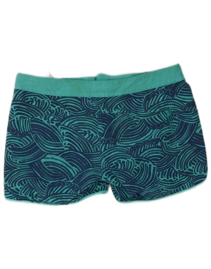 Patagonia - Bañador para mujer con patrón abstracto, talla 6, nailon azul mediano